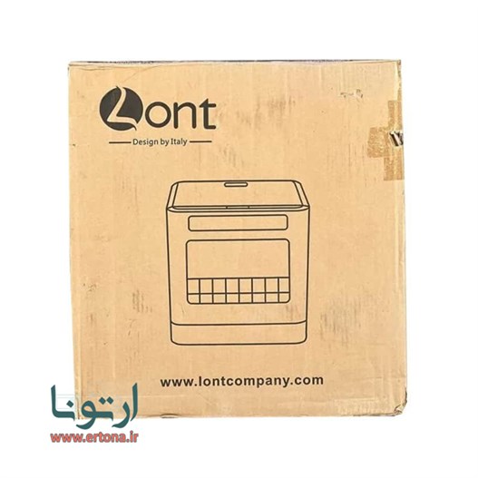 ماشین ظرفشویی رومیزی لونت 6 نفره مدل QLK-T08 سفید